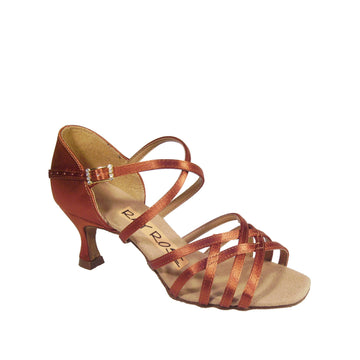 Ray Rose / Artsport: Kalahari / Earthquake | SPF1 Darkest Rose Tan Satin | 2.0" Flare