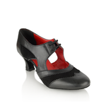 Ray Rose / Artsport: Lorna Lee | Black Leather & Suede | 2.0" Piccola