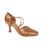 Ray Rose / Artsport: Nevada | SPF3 = Essex Amber Satin | Medium | 2.5" Centered Flare