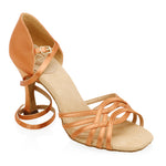 Ray Rose / Artsport: Persephone X | SPF2 = Dark Tan Satin | Medium | 2.5" Flare