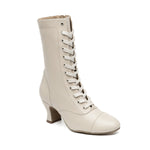 Rumpf: The Cambridge Boot: Bixby Beige | 2.5" Le Roi | MED | Suede Sole | Side Zipper
