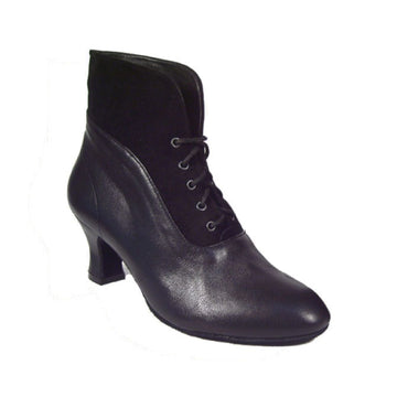 Stagelight Premiere: Cosette: Black Leather/Black Suede  | 2.25" Bourbon