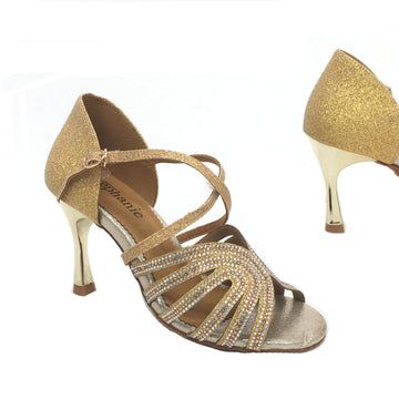 STEPHANIE: Judy: Golden Crystal Rainbow | 3.25" Metallic Flare | MED