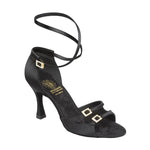 Supadance: S1618: Black Satin | 3.0" Flare