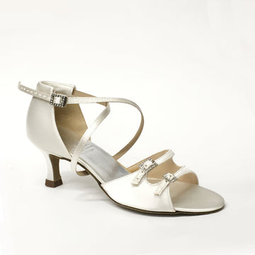 Supadance: S1618 | White Satin | 2.0" Flare | MTO-WTD