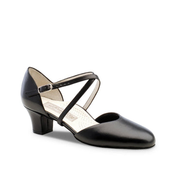 Werner Kern: Felice 45 | Black Leather | 1.75" Stellina