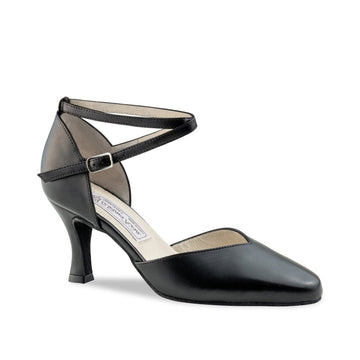 Werner Kern: Betty 67 | NY Black Nappa Leather | MED | 2.5" Flare