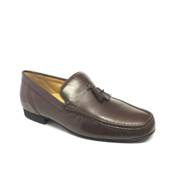 Werner Kern-Mens: Lubeck Loafer | Chocolate Leather | 0.75 Ultralite Standard Heel | Suede Sole | Medium | LIMITED EDITION