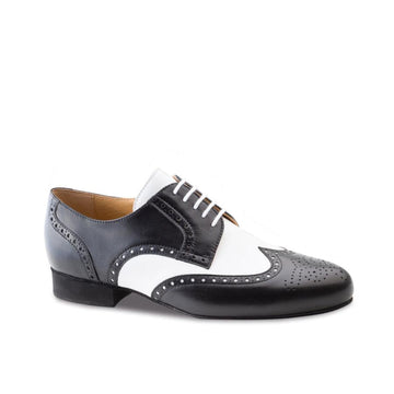 Werner Kern-Mens: Saxony Classic  | NY Black & White | 1.0" UltraLite Heel