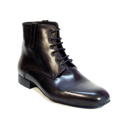 WK-MensBoots: Hapsburg WITH Zipper: NY Black- UltraLite Heel | LIMITED EDITION