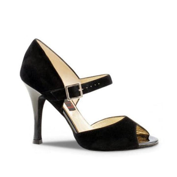 Nueva Epoca: Nora | RICA | Midnite Suede | 3.75" (90mm) Aria | MED | Suede Sole